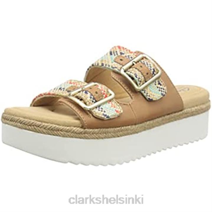 luonnollinen rusketus clarks naisten lana-rantasandaali Clarks naiset 2DHN435 luonnollinen rusketus