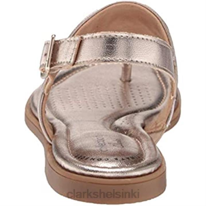metallinen synteettinen clarks naisten reyna glam litteä sandaali Clarks naiset 2DHN1603
