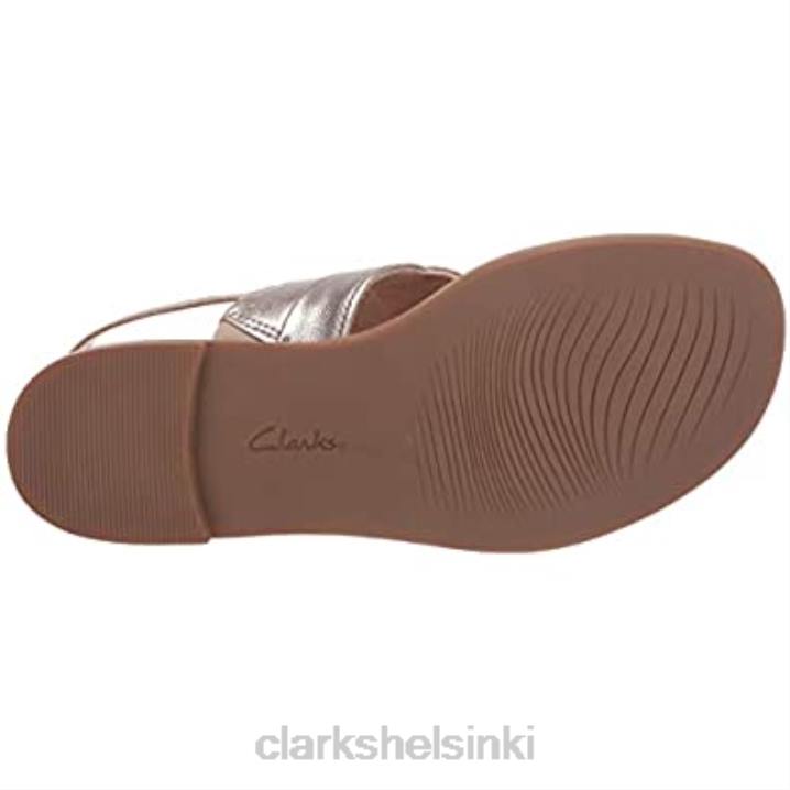 metallinen synteettinen clarks naisten reyna glam litteä sandaali Clarks naiset 2DHN1603