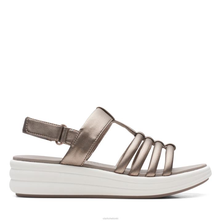 metalliset clarkit ajautuvat helposti Clarks naiset 2DHN3315 metallinen