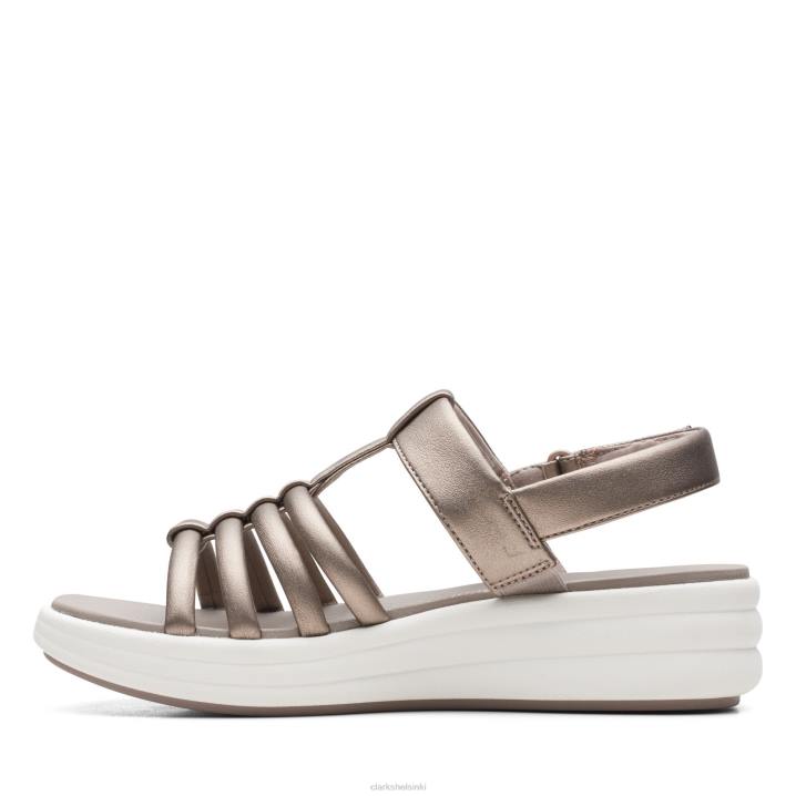 metalliset clarkit ajautuvat helposti Clarks naiset 2DHN3315 metallinen