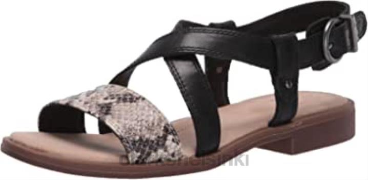 musta clarks naisten declan-kevätsandaali Clarks naiset 2DHN1144 musta