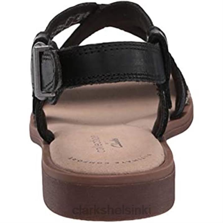 musta clarks naisten declan-kevätsandaali Clarks naiset 2DHN1144 musta