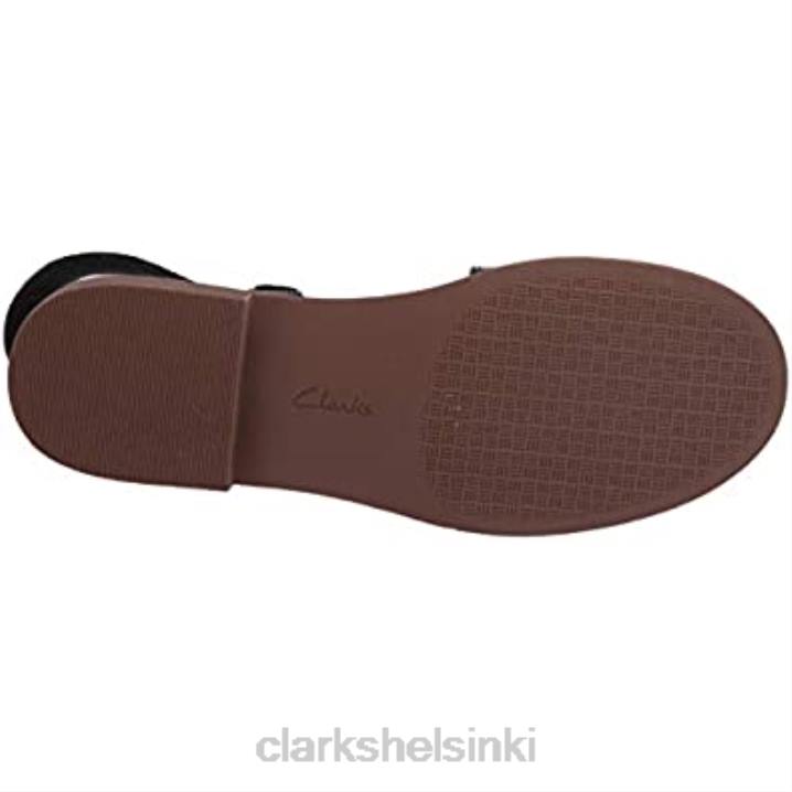 musta clarks naisten declan-kevätsandaali Clarks naiset 2DHN1144 musta