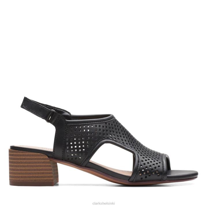 musta nahka clarks caroleigh star Clarks naiset 2DHN3219 musta nahka