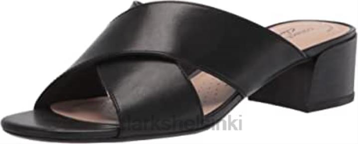 musta nahka naisten caroleigh erheeled sandaali clarks Clarks naiset 2DHN1052 musta nahka