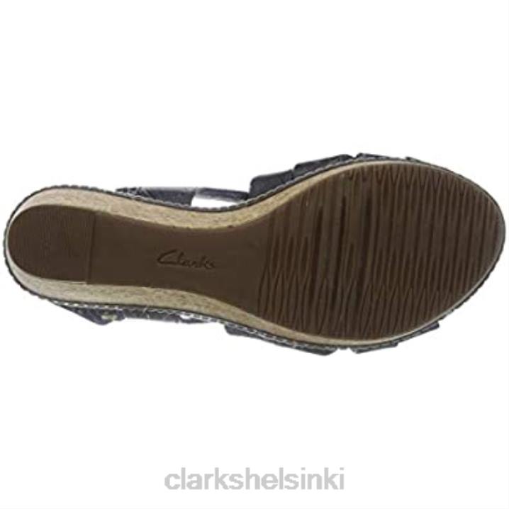 musta nahkainen clarks naisten annadel rayna korkokengät Clarks naiset 2DHN1080