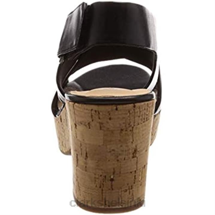 musta naisten 261413944 nilkkahihna sandaalit clarks Clarks naiset 2DHN2692