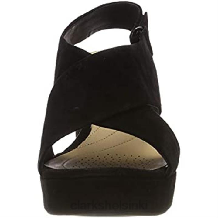 musta naisten nilkkahihna sandaalit clarks Clarks naiset 2DHN2028