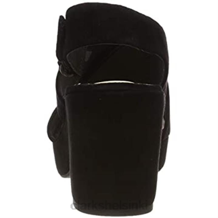 musta naisten nilkkahihna sandaalit clarks Clarks naiset 2DHN2028