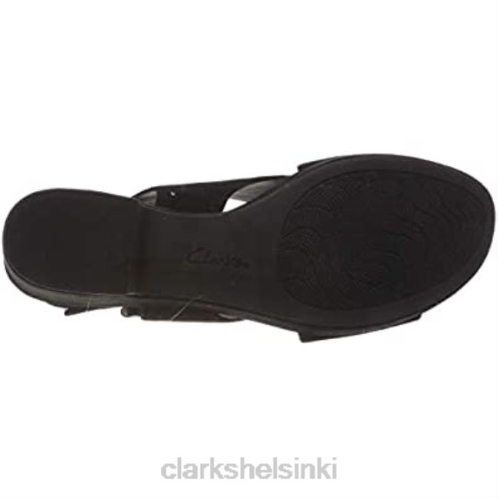 musta naisten nilkkahihna sandaalit clarks Clarks naiset 2DHN2028