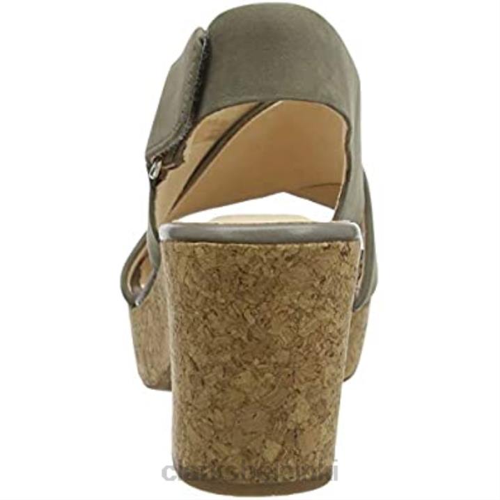 naisten 261479 304 nilkkahihna sandaalit beige (salvia nubuck salvia nubuck) clarks Clarks naiset 2DHN1542