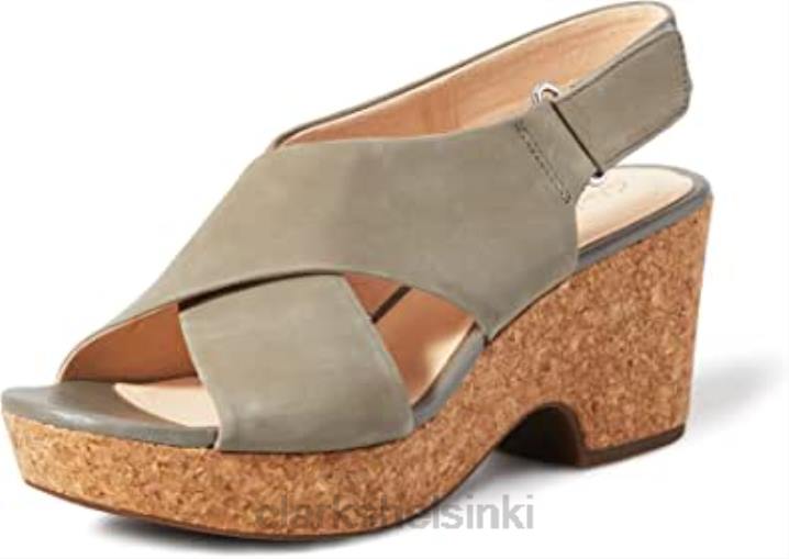 naisten 261479 304 nilkkahihna sandaalit clarks beige (salvia nubuck salvia nubukki) Clarks naiset 2DHN1543