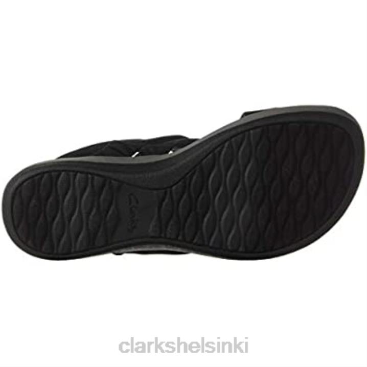 naisten arla belle sandaali clarks musta tekstiili Clarks naiset 2DHN1301 musta tekstiili