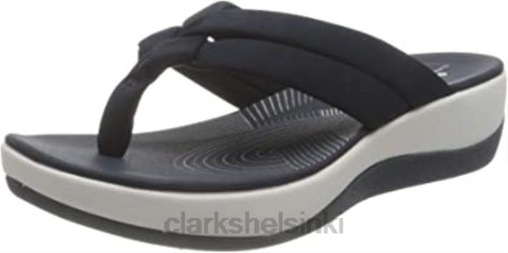 naisten arla kaylie flip-flop clarks laivastonsininen tekstiili Clarks naiset 2DHN2757 laivastonsininen tekstiili