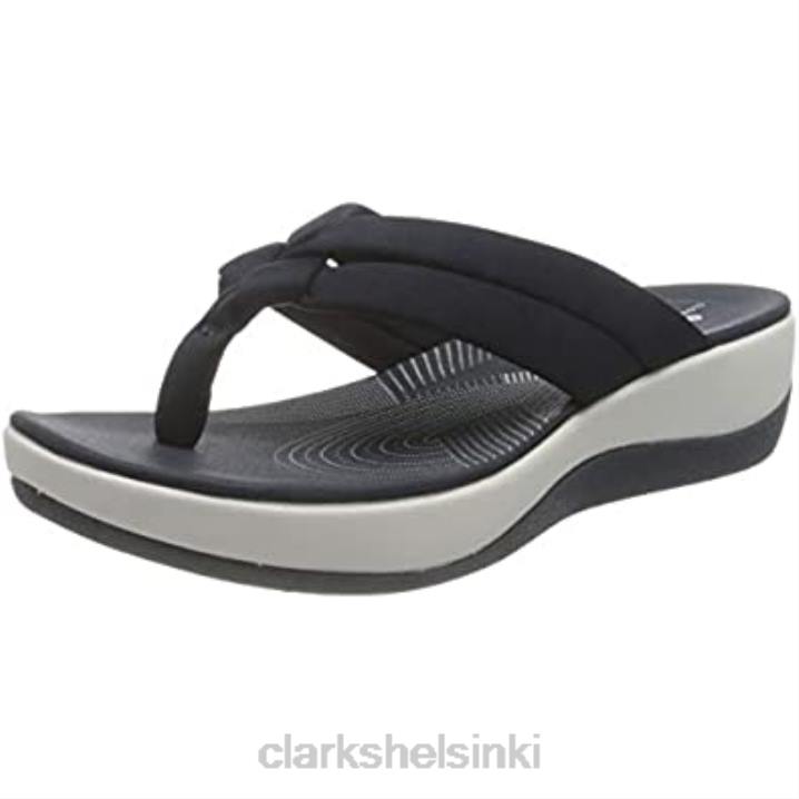 naisten arla kaylie flip-flop clarks laivastonsininen tekstiili Clarks naiset 2DHN2757 laivastonsininen tekstiili
