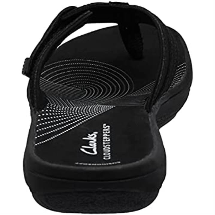 naisten brinkley jazz musta/musta varvastossu clarks Clarks naiset 2DHN2006