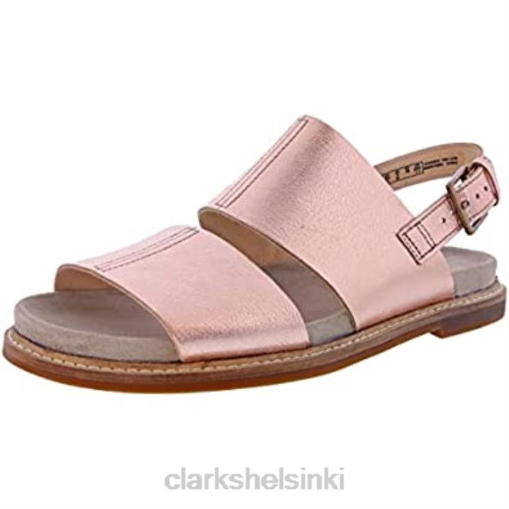 naisten corsio slide sandaali rose gold nahka clarks rose gold nahka Clarks naiset 2DHN2943 ruusukultainen nahka