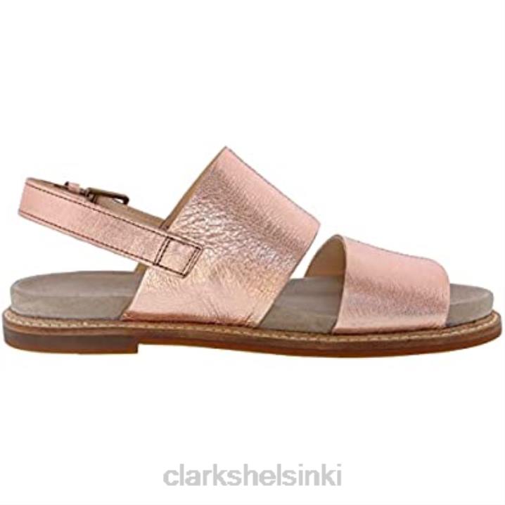 naisten corsio slide sandaali rose gold nahka clarks rose gold nahka Clarks naiset 2DHN2943 ruusukultainen nahka