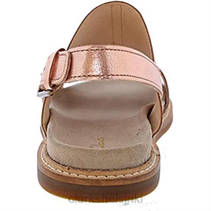 naisten corsio slide sandaali rose gold nahka clarks rose gold nahka Clarks naiset 2DHN2943 ruusukultainen nahka