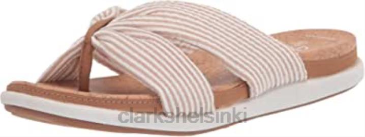 naisten eliza shore slide sandaali clarks luonnontekstiiliä Clarks naiset 2DHN1215 luonnontekstiiliä