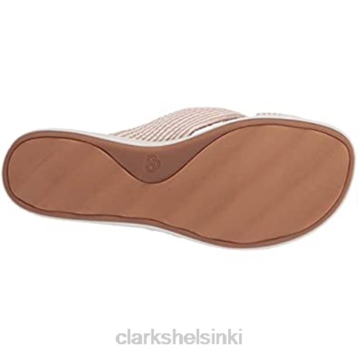 naisten eliza shore slide sandaali clarks luonnontekstiiliä Clarks naiset 2DHN1215 luonnontekstiiliä