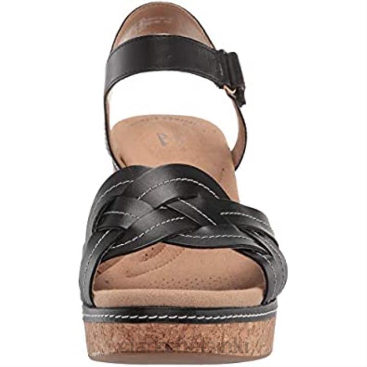naisten giselle coast wedge sandaalit clarks mustat Clarks naiset 2DHN2405 musta