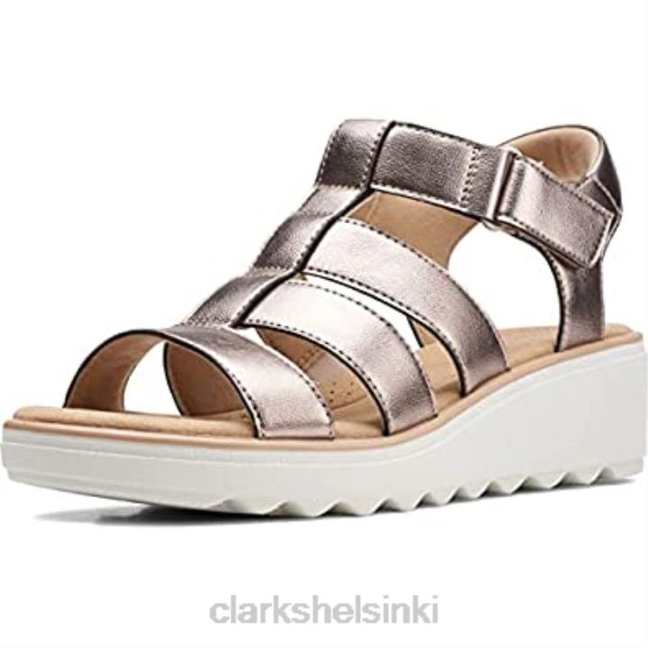 naisten jillian kvartsi kiila sandaali clarks metallinen synteettinen Clarks naiset 2DHN2189 metallinen synteettinen