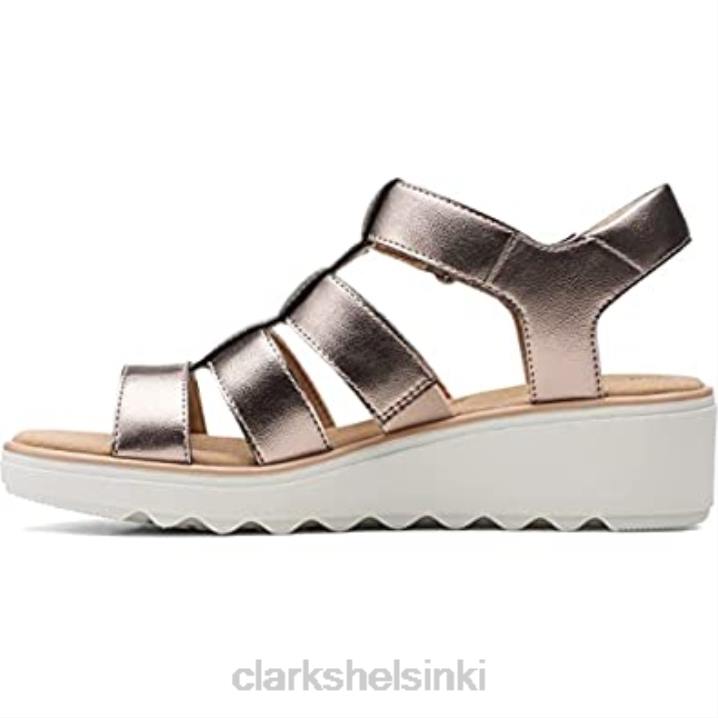 naisten jillian kvartsi kiila sandaali clarks metallinen synteettinen Clarks naiset 2DHN2189 metallinen synteettinen
