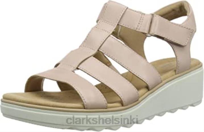 naisten jillian kvartsi kiila sandaali clarks pölyinen ruusu nahka Clarks naiset 2DHN2893 pölyinen ruusuinen nahka