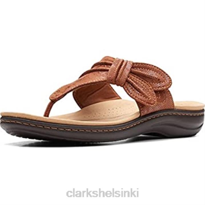 naisten laurieann rae litteät sandaalit ruskeat tekstiilit Clarks naiset 2DHN2718