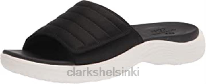 naisten lola surf slide sandaali clarks musta tekstiili Clarks naiset 2DHN693 musta tekstiili