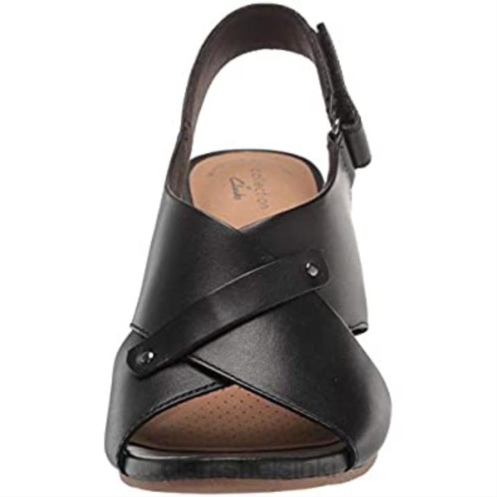 naisten margee eve wedge sandaali musta nahka clarks Clarks naiset 2DHN1982 musta nahka