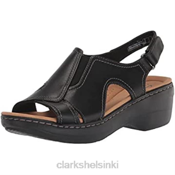 naisten merliah-tyylinen wedge sandaali clarks tan nahkaa Clarks naiset 2DHN1999