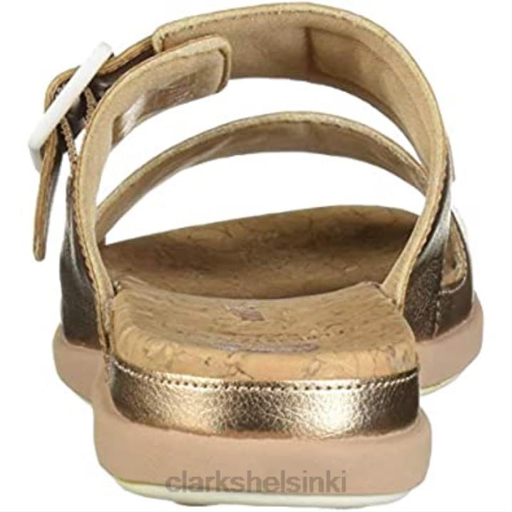 naisten step kesäkuu vuorovesi sandaali clarks rose gold synteettinen Clarks naiset 2DHN1421 synteettinen ruusukulta