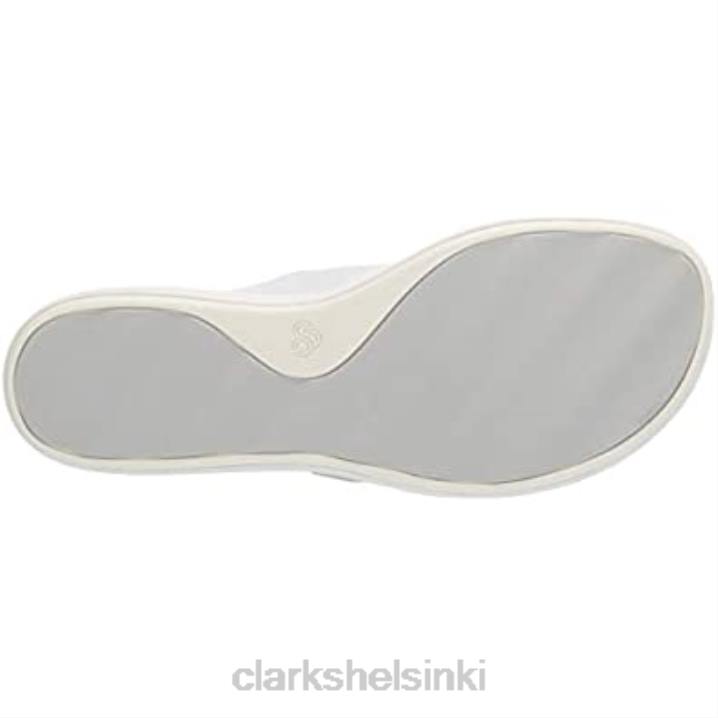 naisten steppi kesäriutta sandaalit clarks valkoinen synteettinen Clarks naiset 2DHN373