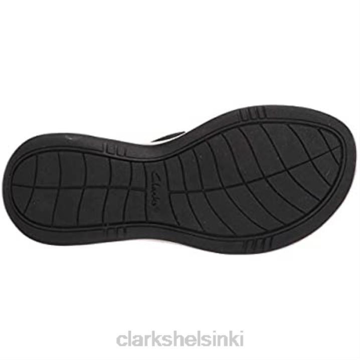 naisten sunlabyrintti surffailla flip-flop clarks musta synteettinen patentti Clarks naiset 2DHN623 musta synteettinen patentti