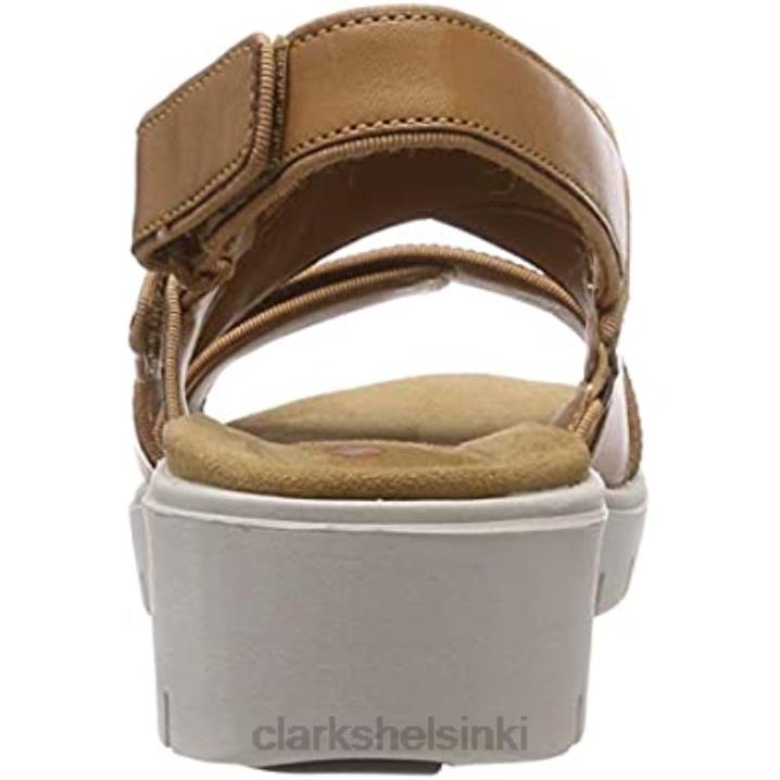 naisten un karely dew sling back sandaalit clarks ruskea vaaleanruskea nahka Clarks naiset 2DHN1199 ruskea vaaleanruskea nahka