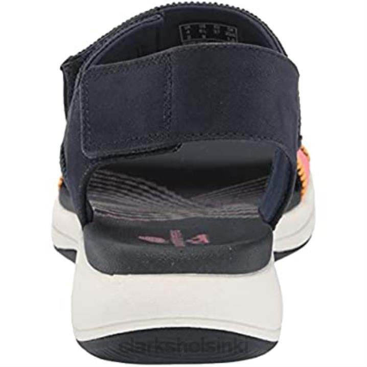 navy combi textile clarks naisten mira merisandaali Clarks naiset 2DHN2891 laivastonsininen yhdistelmätekstiili