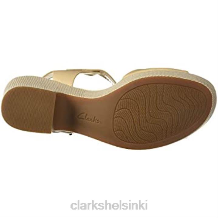 poskipuna nahka naisten maritsa janna wedge sandaali clarks Clarks naiset 2DHN2380 poskipuna nahkaa