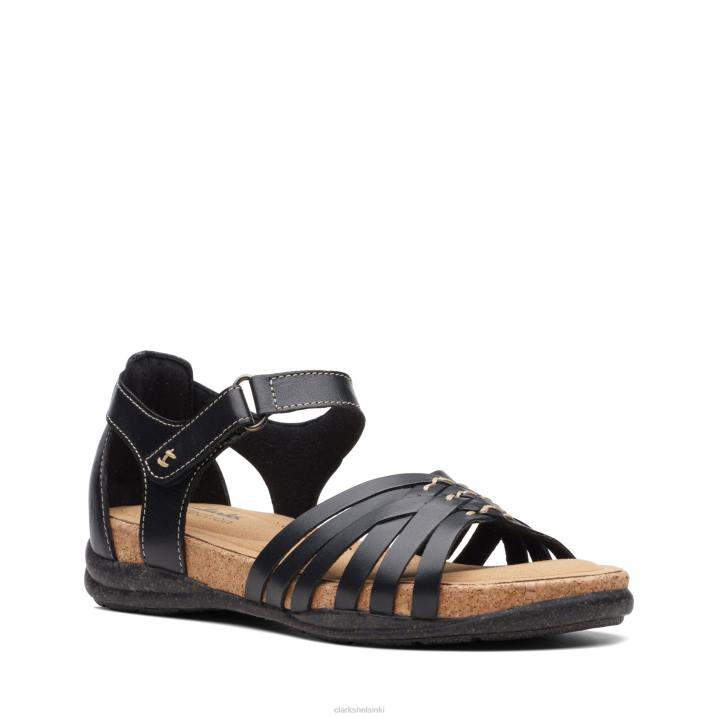 roseville cove clarks mustaa nahkaa Clarks naiset 2DHN3389 musta nahka