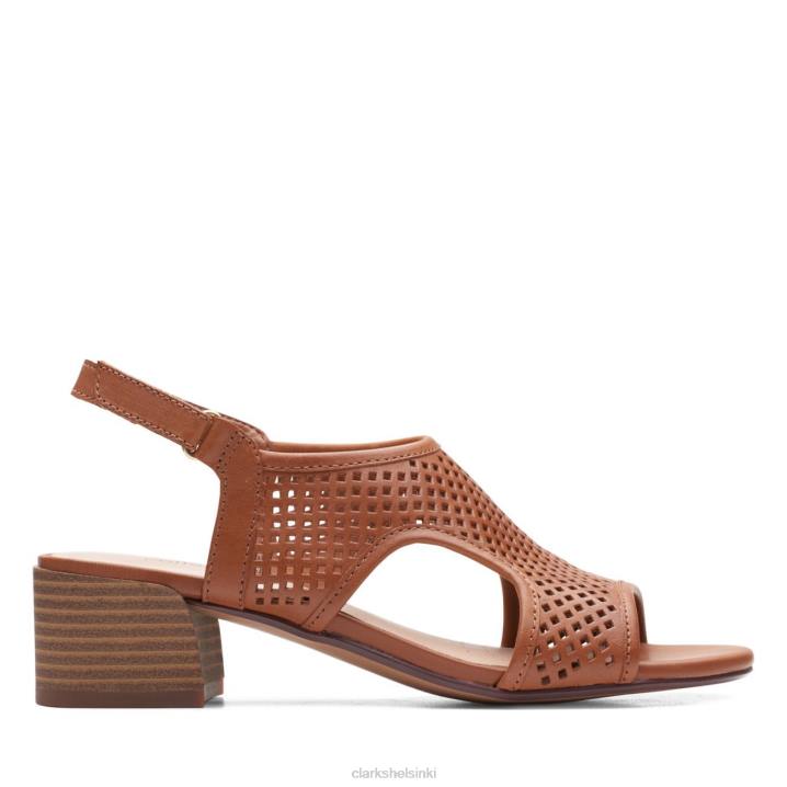 ruskea nahka clarks caroleigh star Clarks naiset 2DHN3424 ruskea nahka