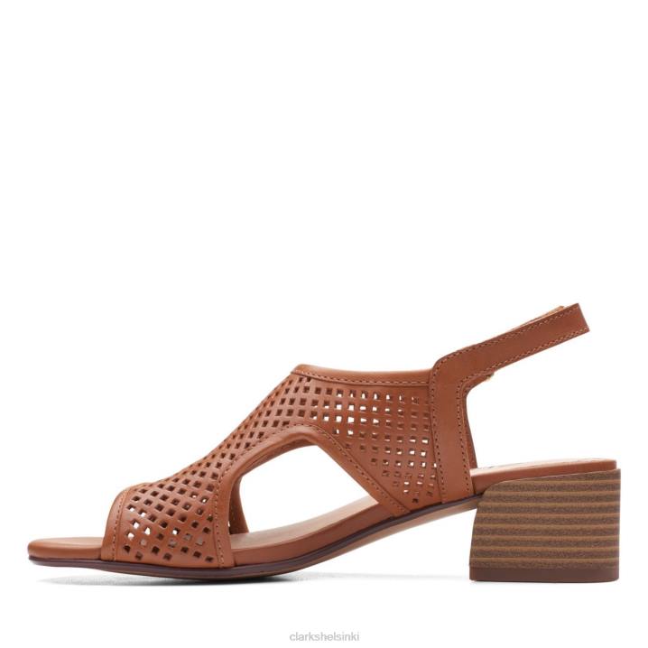 ruskea nahka clarks caroleigh star Clarks naiset 2DHN3424 ruskea nahka