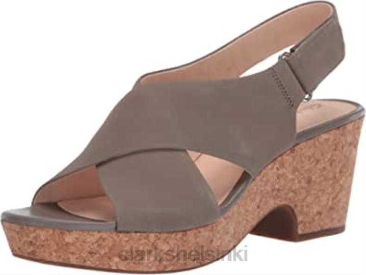 salvia nubukki naisten maritsa lara wedge sandaali clarks Clarks naiset 2DHN1900 salvia nubukki