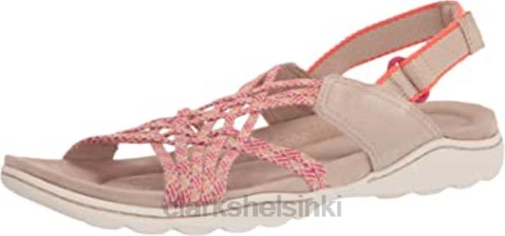 sand combi clarks naisten amanda ease fisherman sandaali Clarks naiset 2DHN2128 hiekka yhdistelmä