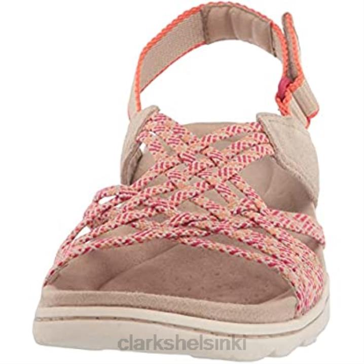 sand combi clarks naisten amanda ease fisherman sandaali Clarks naiset 2DHN2128 hiekka yhdistelmä