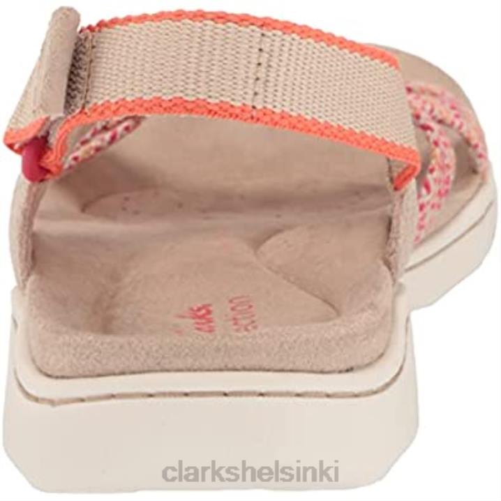 sand combi clarks naisten amanda ease fisherman sandaali Clarks naiset 2DHN2128 hiekka yhdistelmä