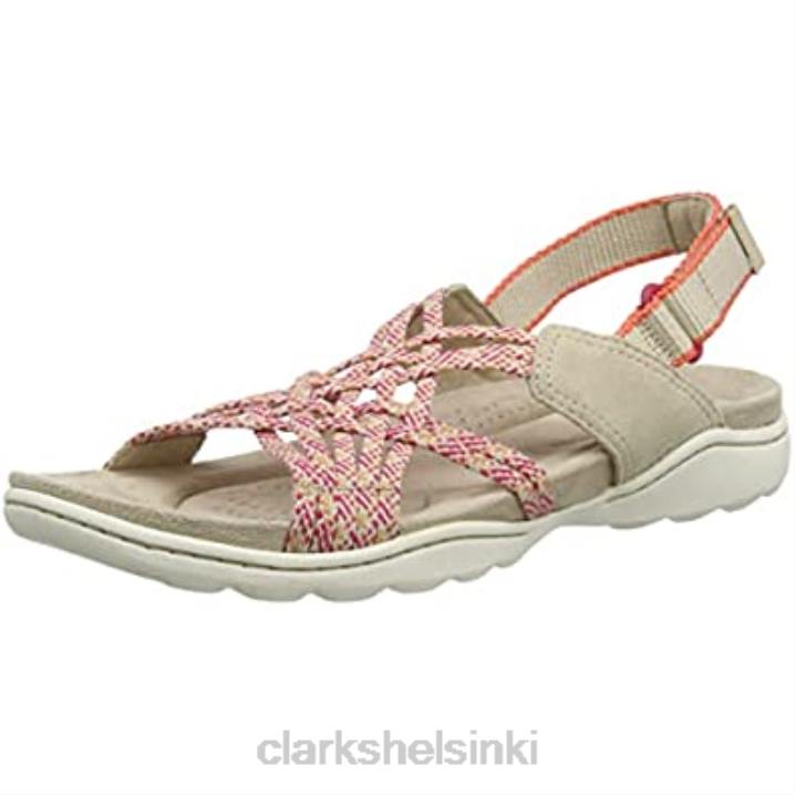 sand combi clarks naisten amanda ease sandaali Clarks naiset 2DHN1240 hiekka yhdistelmä