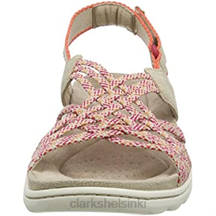 sand combi clarks naisten amanda ease sandaali Clarks naiset 2DHN1240 hiekka yhdistelmä