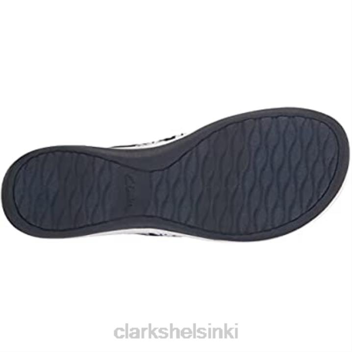 sininen kukkainen tekstiili clarks naisten arla glison varvastossu Clarks naiset 2DHN1448 sininen kukkainen tekstiili